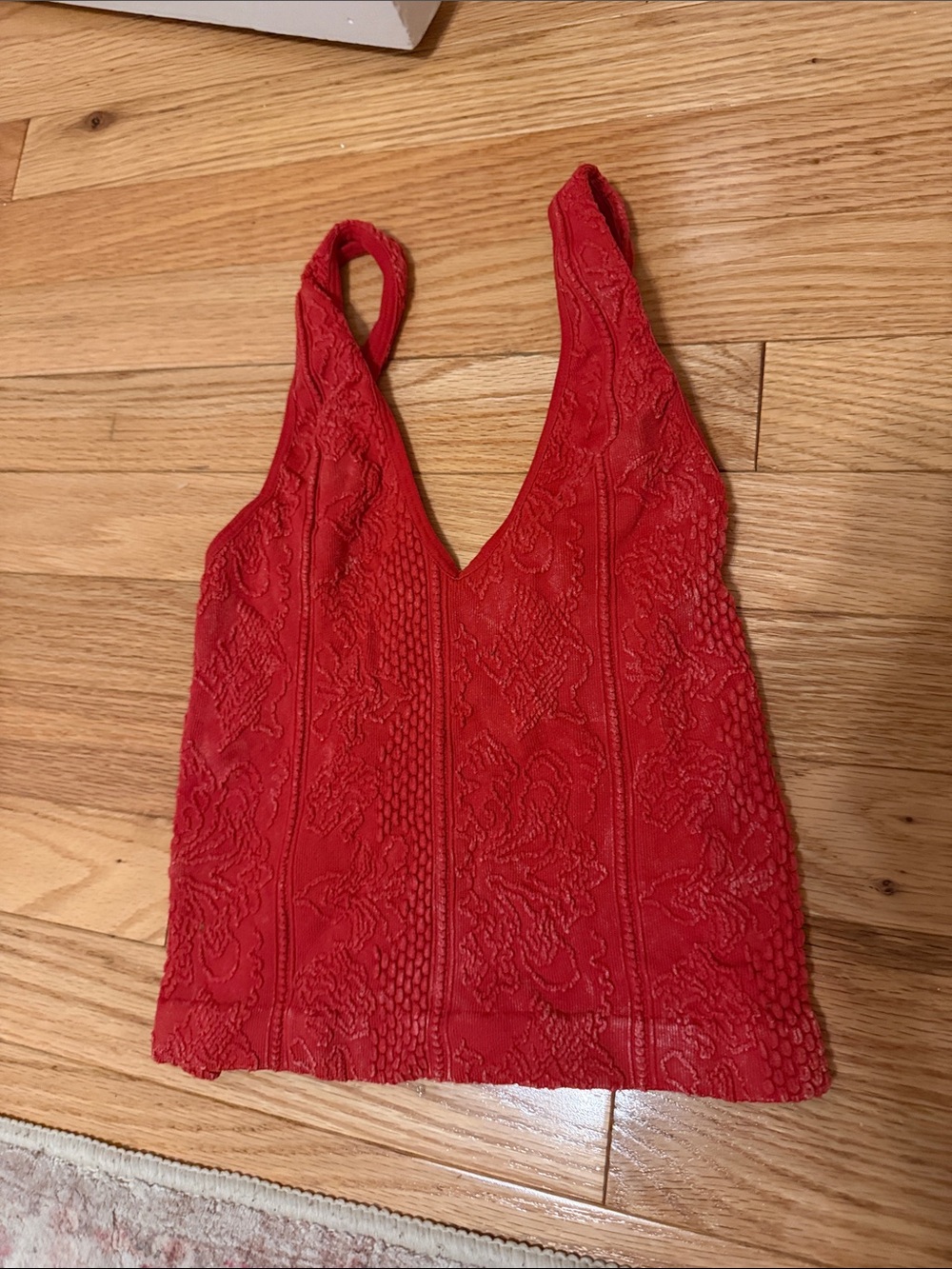 Free People Red Tank Top